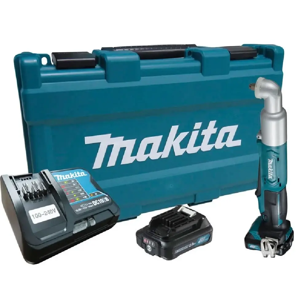 Llave de Impacto Angular 12V Max (CXT) / 2 Batería Li-ion 2.0Ah + Cargador DC10SA(Carga Rápida)