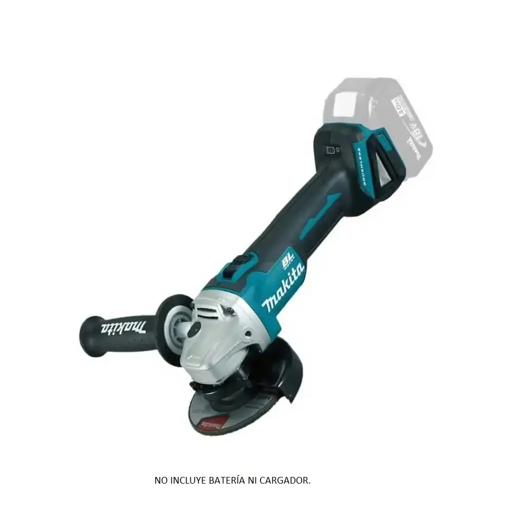 Esmeril Angular 4-1/2" - 8.500 rpm. 2,4 kg. BL Motor, XPT, AFT, ADT con/FRENO Makita DGA456Z