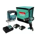 Sierra Caladora + Taladro Percutor 12 Voltios Makita CLX230