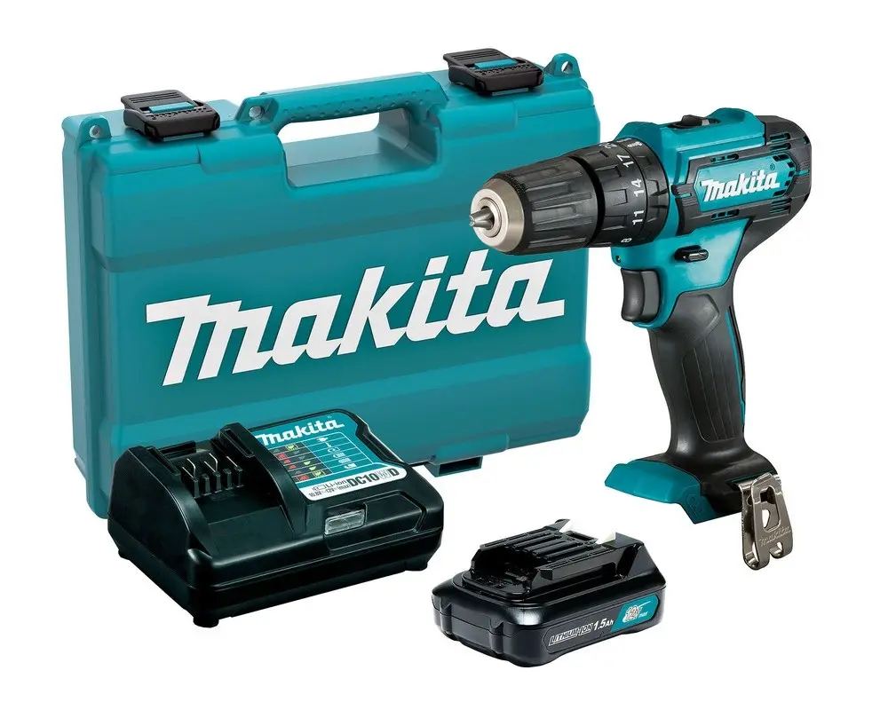 Taladro-Atornillador C/Percusión 13 mm. -(max. Torque 40 N.m) 1,4 kg. BL Motor Makita DHP483SY