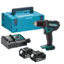 Taladro-Atornillador 13 mm- 2 vel. Variables (max. Torque 62 N.m) 1,5 kg. Makita DDF482RFJ