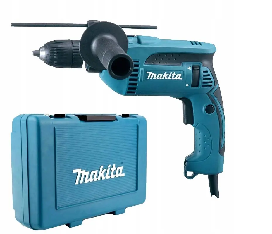 Taladro de Percusión 13 mm. 760 W. 0 - 2.800 rpm. reversible / mandril autocerrante Makita HP1641K
