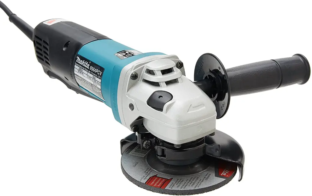 Esmeril Angular 4 1/2" (115 mm.) 1.400 W. Vel. Variable 2800-12000 rpm. 2,4 kg. Sistema "SJS" Hombre Muerto Makita 9564PCV