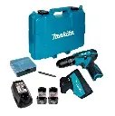 Taladro atornillador 10,8 / 12 V Máx. 1,3 Ah Makita DF330DWE