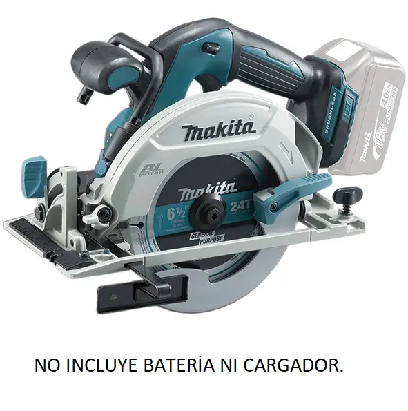 Sierra Circular 6-1/2" (165 mm) 5.000 rpm. (0°:57mm / 45°:41mm) 3,3 kg, BL Motor Makita DHS680Z
