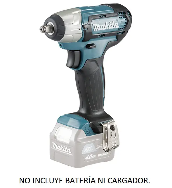 Llave de Impacto 9.5mm (3/8") 12V Max (CXT) (Max. Torque 135 N.m) 0,95 kg. Makita TW140DZ