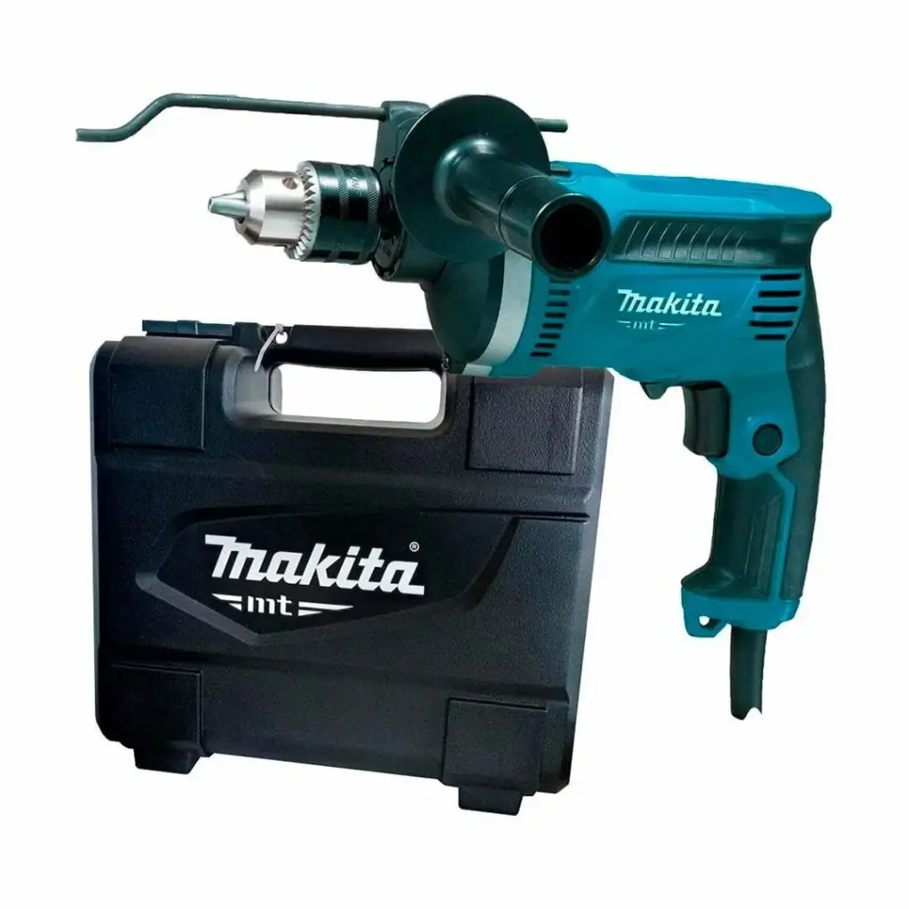 Taladro Percusión 16 mm. 710 W. 0 - 3.000 rpm. Reversible. (mandril 13 mm. c/maleta. MAKITA MT (Reemplaza a modelo MHP160K / M8100KG)