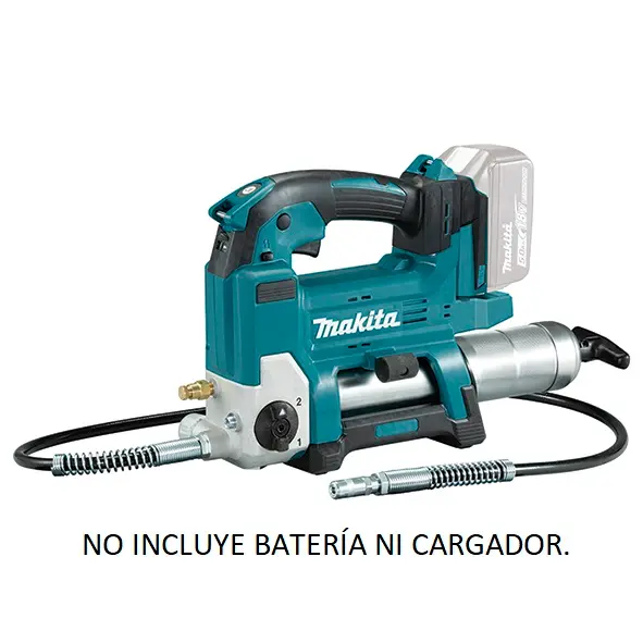 Engrasadora Inalámbrica 69Mpa (10,000 PSI) Capacidad de Grasa 410g - 455g 4.8Kg