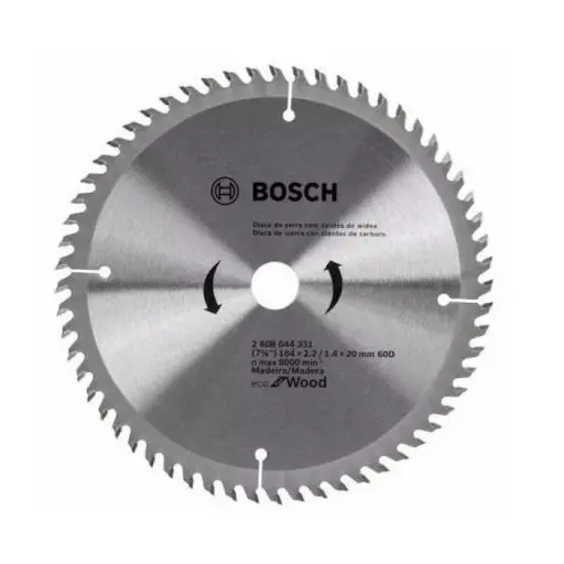 Disco Sierra Circular 184 mm 60D Bosch 2608644331