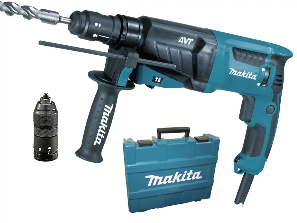Rotomartillo Mandril Rápido 26mm Makita 800W HR2631FT