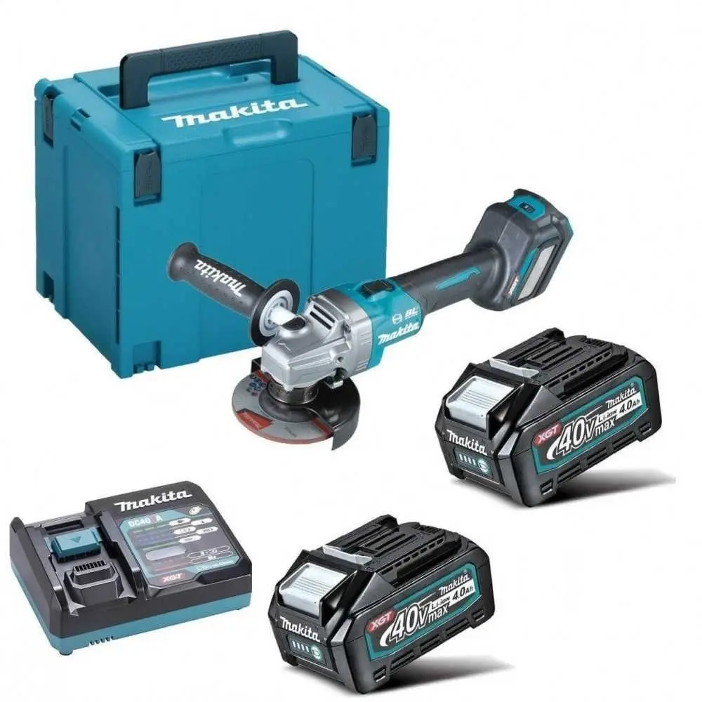 Esmeril angular 4 1/2 115mm 40V BL Makita GA040GM202