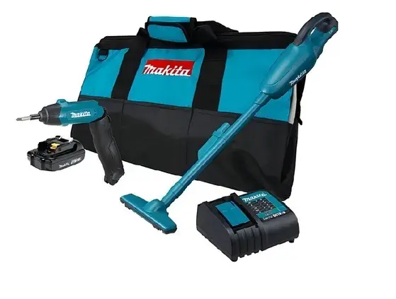 Kit Makita Inalámbrico Aspiradora 18V + Atornillador DK0090SX1