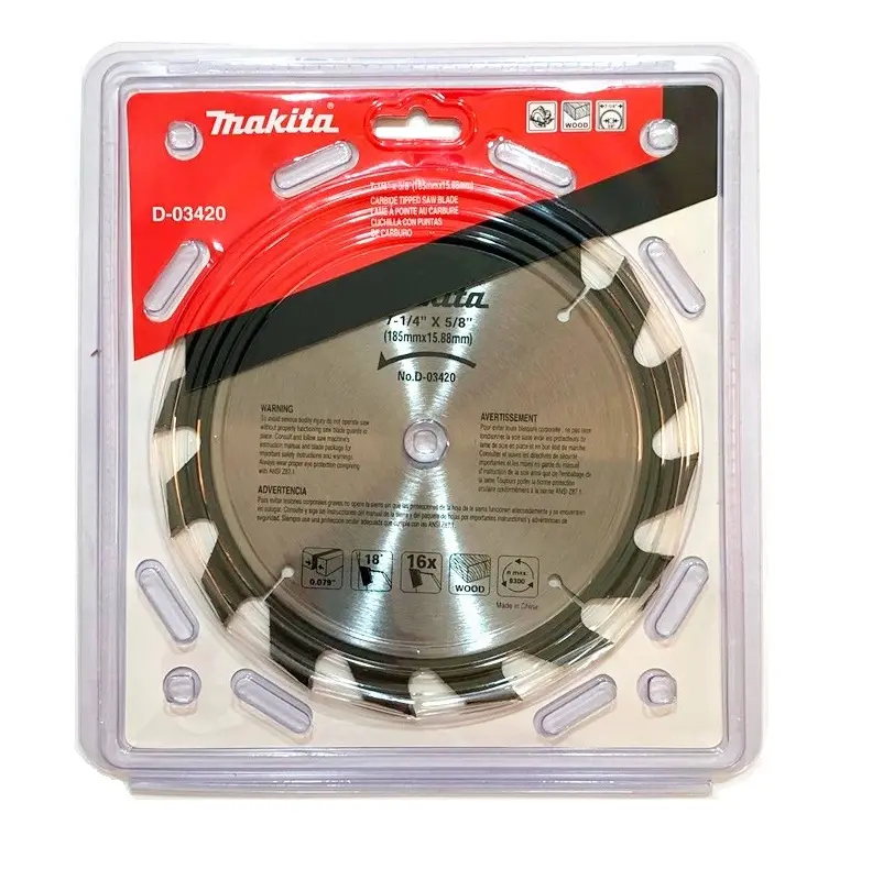 DISCO 7-1/4" X 16 DIENTES. EJE 5/8"- MADERA