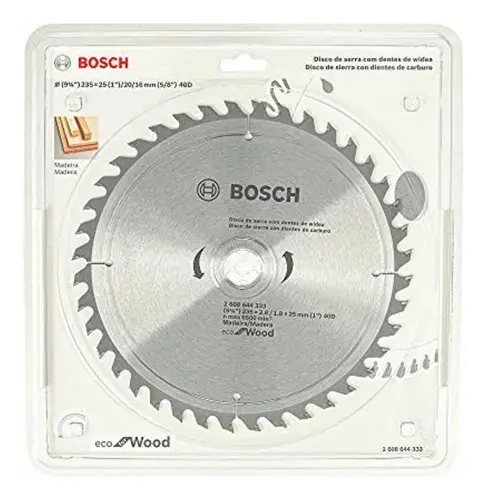 Disco Sierra Bosch 9 1/4" 40D Bosch 2608644333