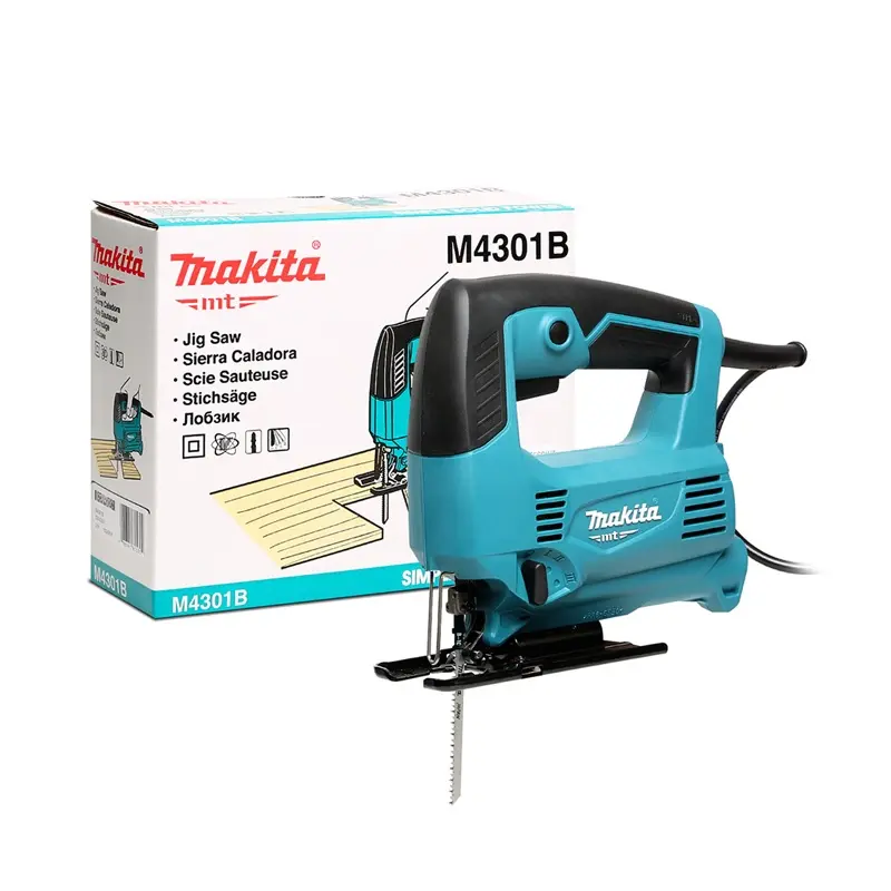 Sierra Caladora 450W - Vel. Variable, Capacidad Max. Corte 65 mm. MAKITA MT M4301B