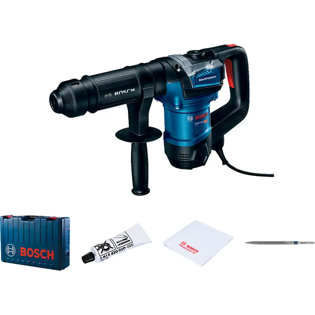 Martillo de percusión con SDS MÁX alámbrico 1.100W 2.850 BPM Bosch GSH 5 / 06113370N0