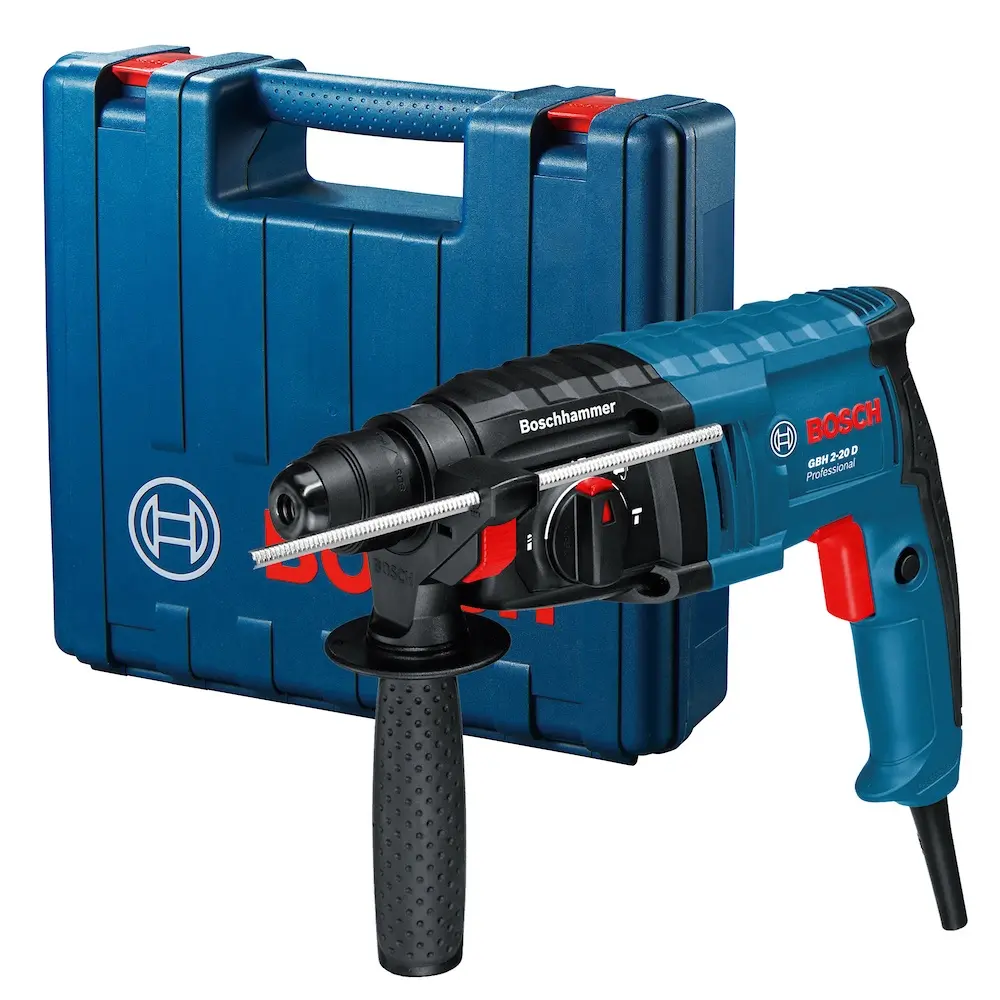 Rotomartillo Bosch 650W 220V en maletín Bosch GBH 2-20 D