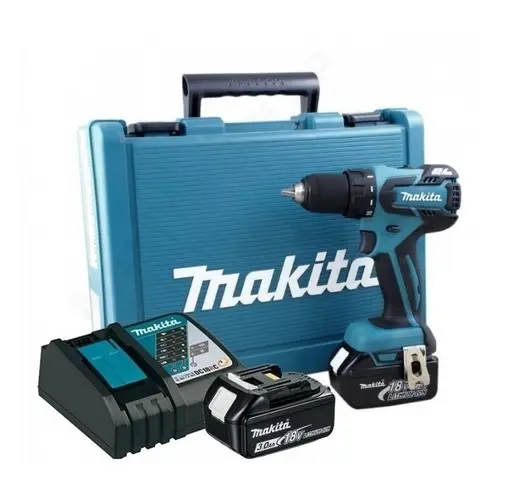 Taladro Atornillador 18v Inalámbrico 45nm Makita DDF459RFE