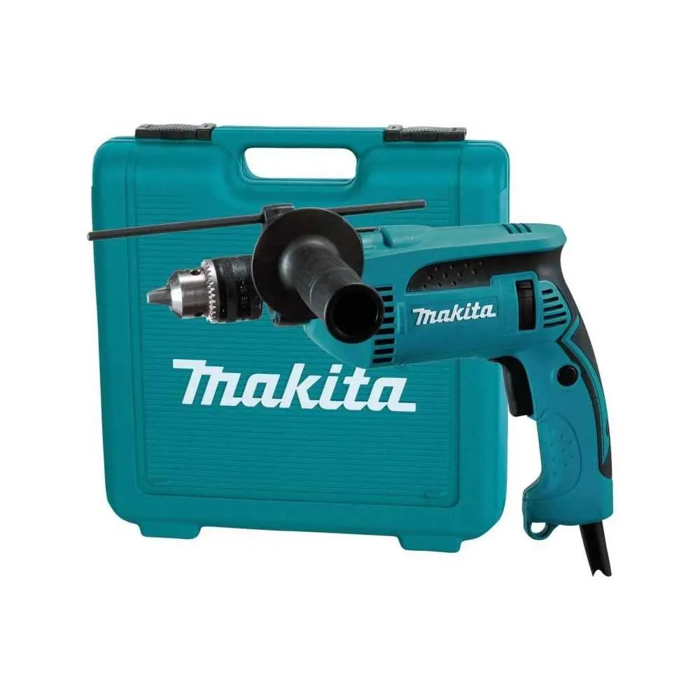 Taladro de Percusión 13 mm. 760 W. 0 - 2.800 rpm. reversible c/ maleta Makita HP1640K