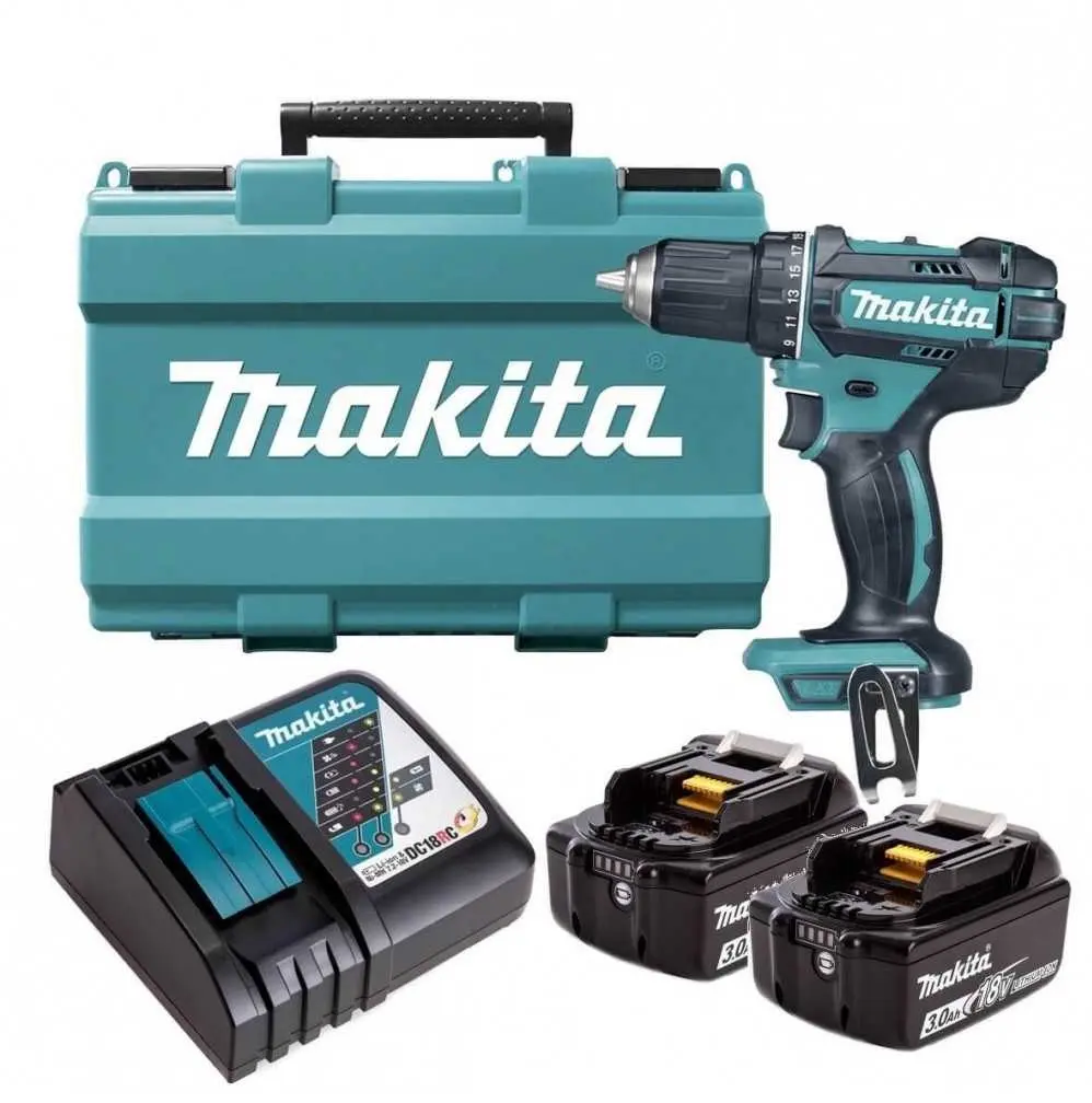 Taladro-Atornillador 13 mm- 2 vel. Variables (max. Torque 50 N.m) 1,5 kg. Makita DDF485RFE
