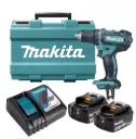 Taladro-Atornillador 13 mm- 2 vel. Variables (max. Torque 50 N.m) 1,5 kg. Makita DDF485RFE