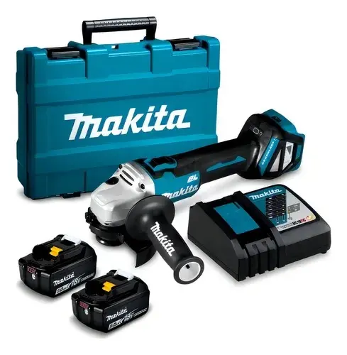 Esmeril angular inalámbrico 115 mm 3.000-8.500 rpm Makita DGA461RTE