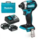 Atornillador de Impacto 0-3,600 / 2,100 / 1,100 rpm (max. Torque 175 N.m) 1,3 kg. Makita DTD154RFE