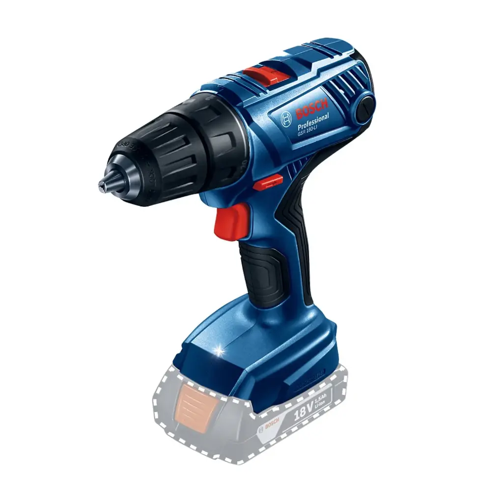 Taladro atornillador inalámbrico 18V 10 mm Bosch GSR 180-LI