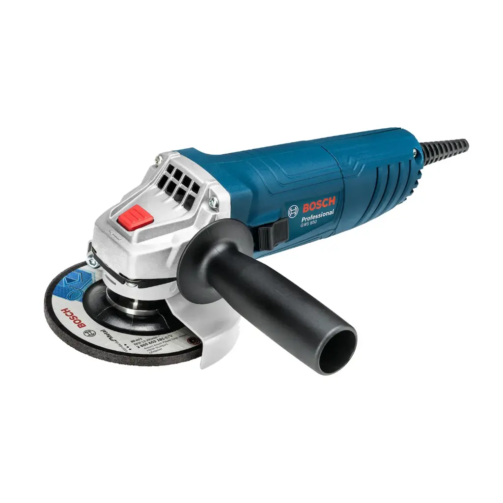 Esmeril angular alámbrico 850W 115 mm + empuñadura adicional Bosch GWS 850