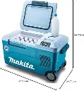 Cooler Frío/caliente 20lt 40v Makita CW001GZ: Sin Bateria ni Cargador 