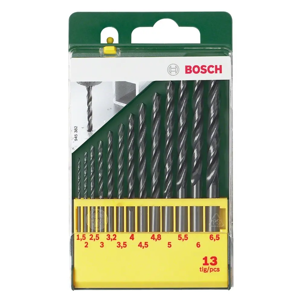 Set Brocas Bosch Metal 13 Pcs Hss-r (1,5-6,5mm) 19-441