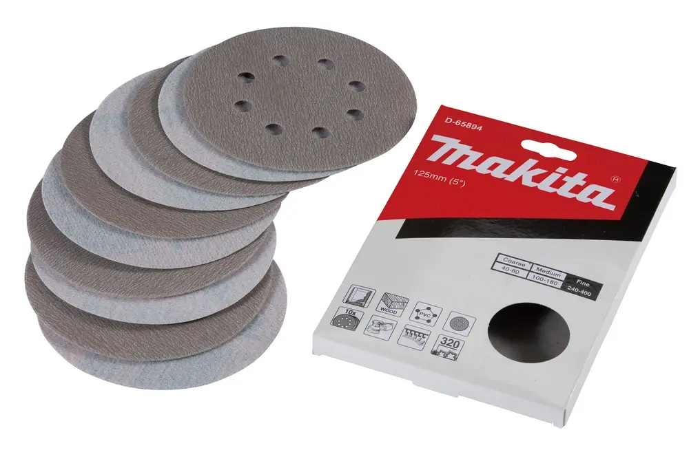 Disco de Lija Abrasivo 125mm Grano 320 Makita        D-65894