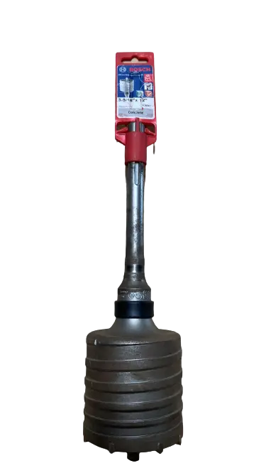Broca para martillo perforador SDS-Max concreto 3-9/16 X 12 BOSCH / 2610045790