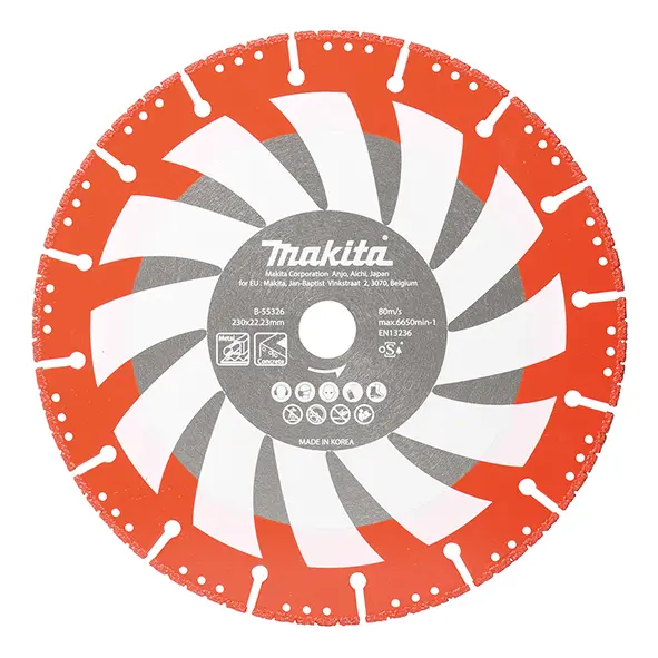DISCO DIAMANTADO RESCATE MULTIMATERIAL230x22.23mm Makita B-55326