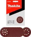 DISCO LIJA ABRASIVO 125MM G60 VELCRO 10 PZS BO5030/5040 METAL/MADERA MAKITA D-54508