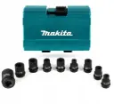 Juego de dados de impacto 1/2 9 piezas Makita B-66232