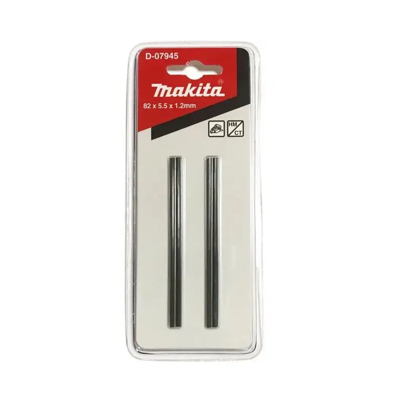 Cuchillas para cepillo HM 82mm 2pcs Makita D-07945