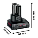 Batería 12V 4,0 Ah Bosch GBA 12V 4.0AH