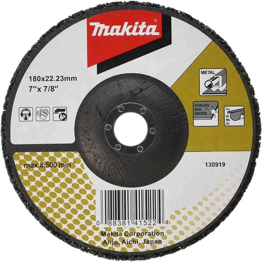 Discos flap para Amoladoras 180X22,23mm Z120 Makita B-22735