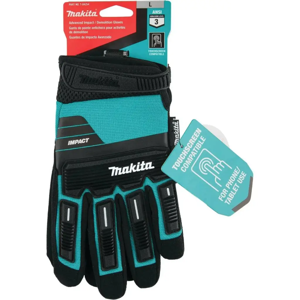Guantes Avanzados de Demolición de Impacto (L) Makita T-04254