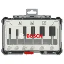 Set de fresas rectas 6Pzas Bosch 17467