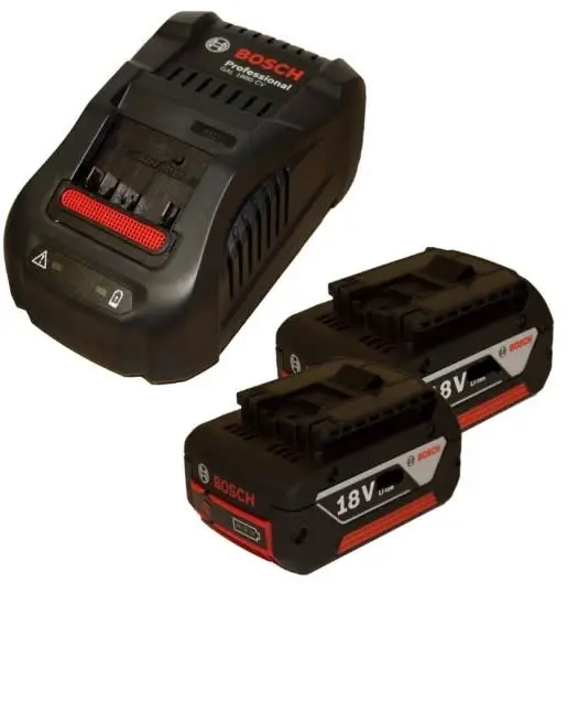 Set de 2 batería + 1 cargador Bosch STARTER KIT / 1600A015TC