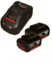Set de 2 batería + 1 cargador Bosch STARTER KIT / 1600A015TC