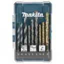 Set brocas para metal, madera y concreto 9 pzs Makita D-71962