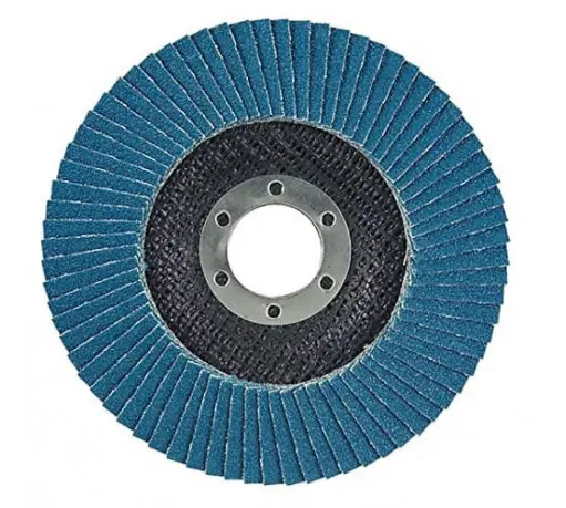 Disco flap 180 x 22,23 mm GR 36 Zircón / Metal y acero inox. Ángulo Makita D-53811