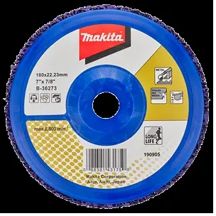 Disco limpiador Nylon morado 180x22,23 mm Makita B-36273