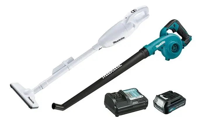 COMBO CLX248 Kit Aspiradora CL108FDZW + soplador UB101DZ Makita 12 Volts