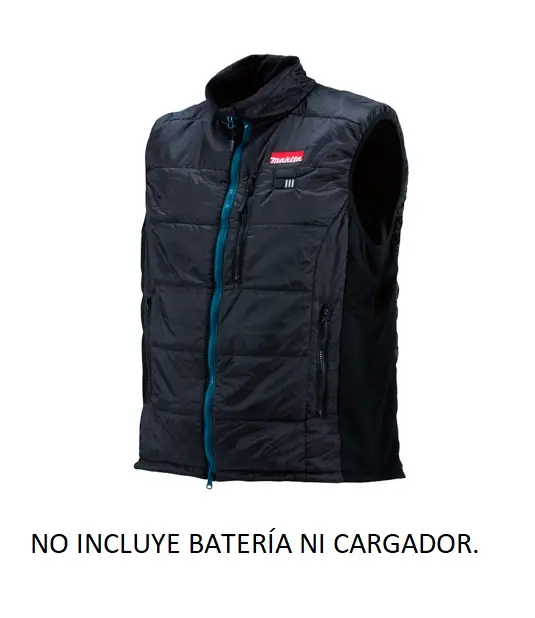 Chaleco climatizada inalámbrica 12V máx CXT Talla XL Sin mangas Makita CV101DZ