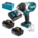 Llave de Impacto 1/2" - 0-1,800 rpm (Max. Torque 1000 N.m) 3,6 kg. Makita DTW1002RTJ