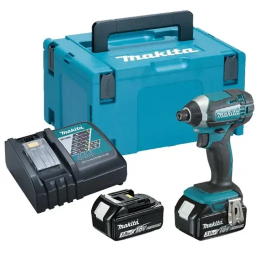 [DTD152RFJ] Atornillador de Impacto 0-3,500 rpm (max. Torque 165 N.m) 1,3 kg. / 2 Baterías Li-ion 3,0Ah + Cargador XPT